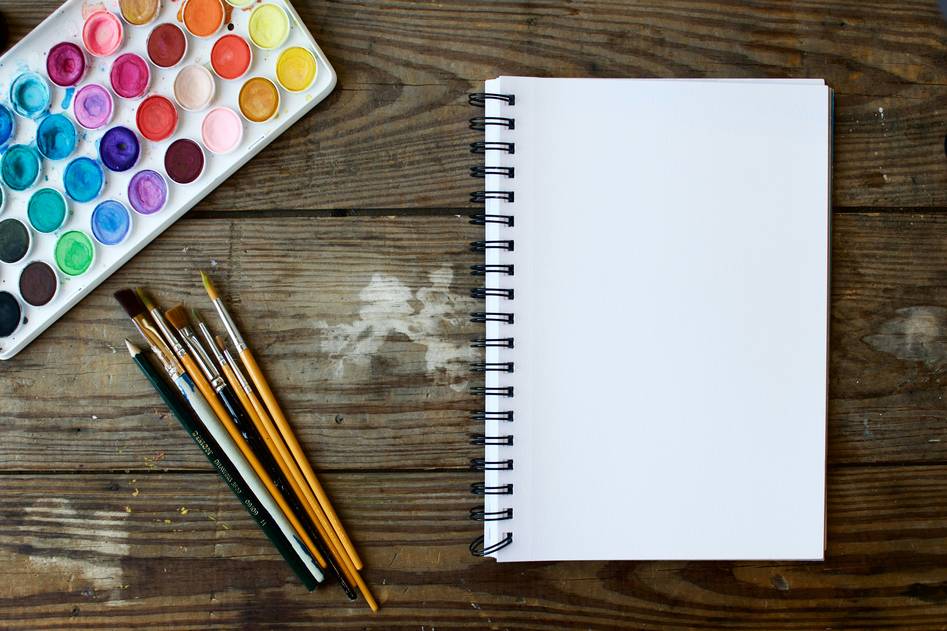 Homepage for Online Education Arts & Crafts drawing sketches